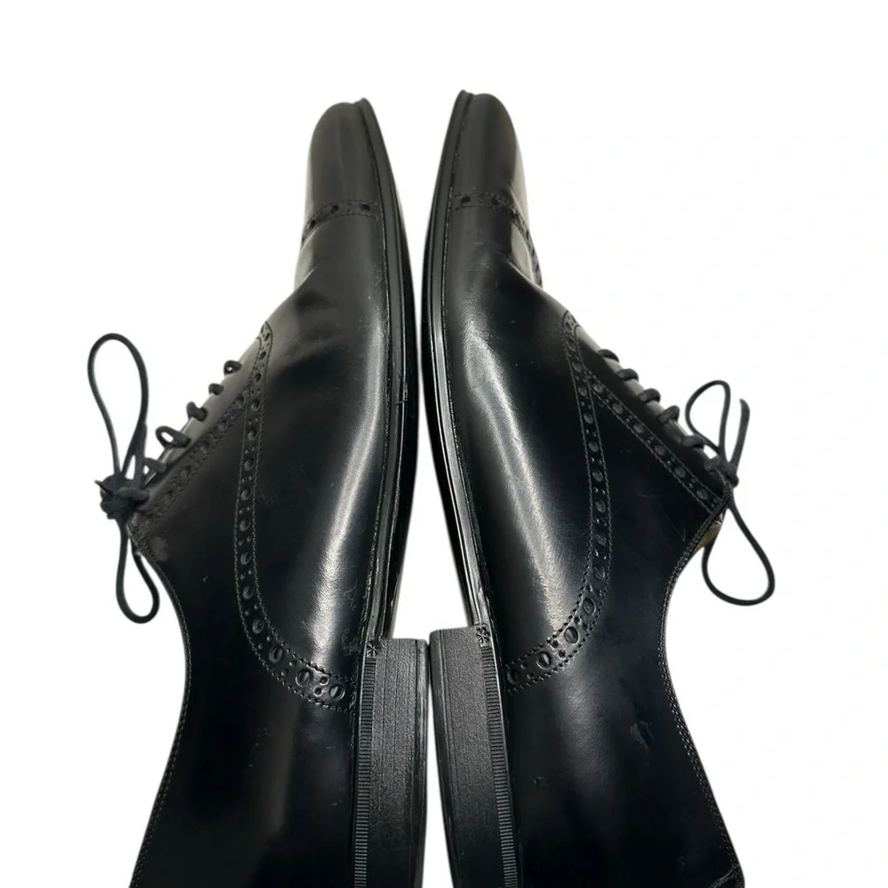 Gucci Black Leather Oxfords size 9